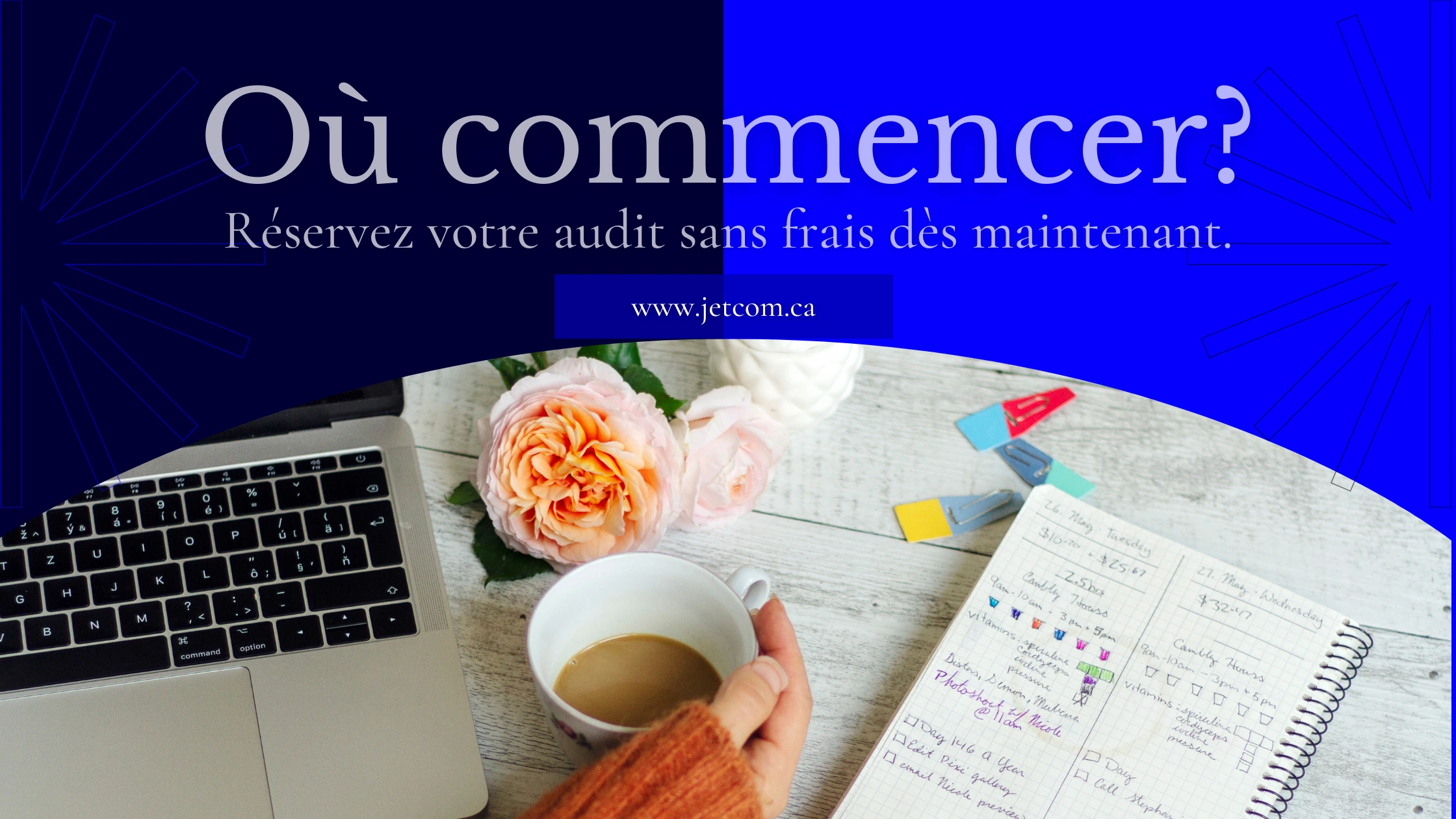 Obtenez votre analyse sans frais dès maintenant avec Jetcom.